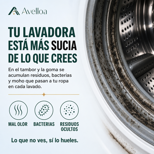 Tu lavadora está más sucia de lo que crees