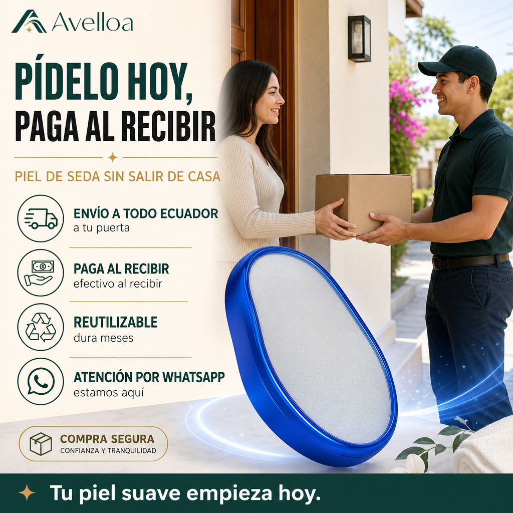 Removedor de Vello de Nanocristal — Piel de Seda sin Dolor ni Cuchillas