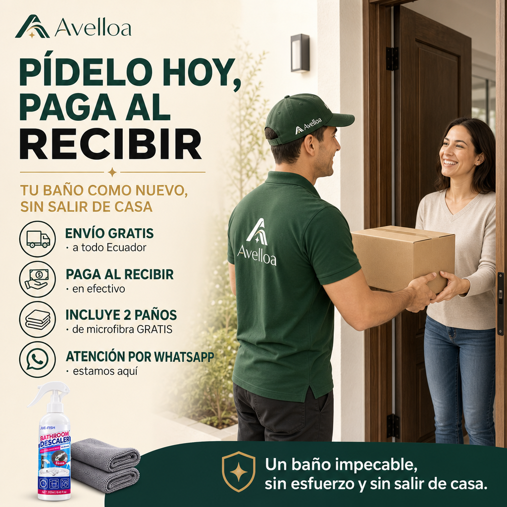 Espuma Antisarro para Baño — Disuelve el Sarro Sin Fregar