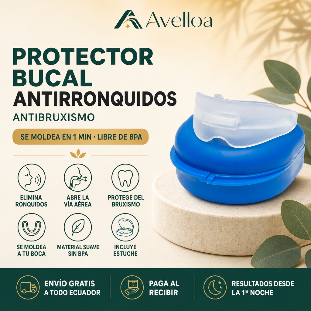 Protector Bucal Antirronquidos y Antibruxismo