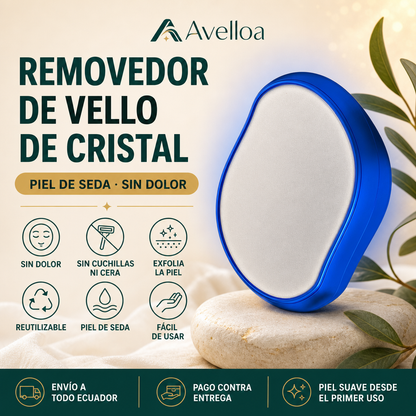 Removedor de Vello de Nanocristal — Piel de Seda sin Dolor ni Cuchillas