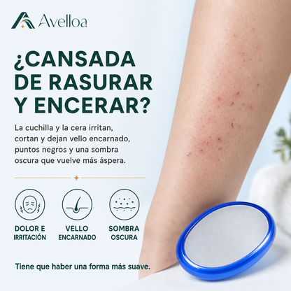 Removedor de Vello de Nanocristal — Piel de Seda sin Dolor ni Cuchillas