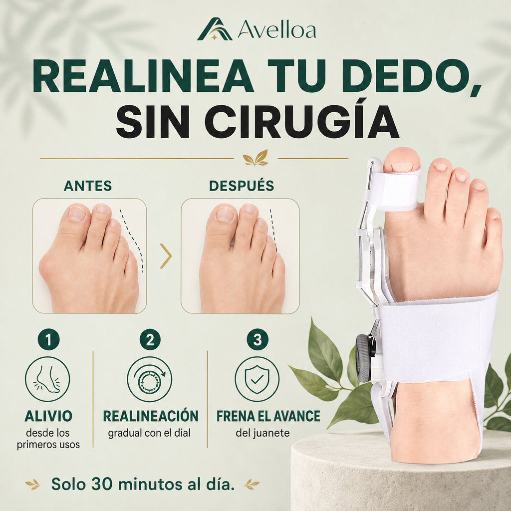 Alinur™ Corrector de Juanetes Ajustable con Dial — Realineación sin Cirugía