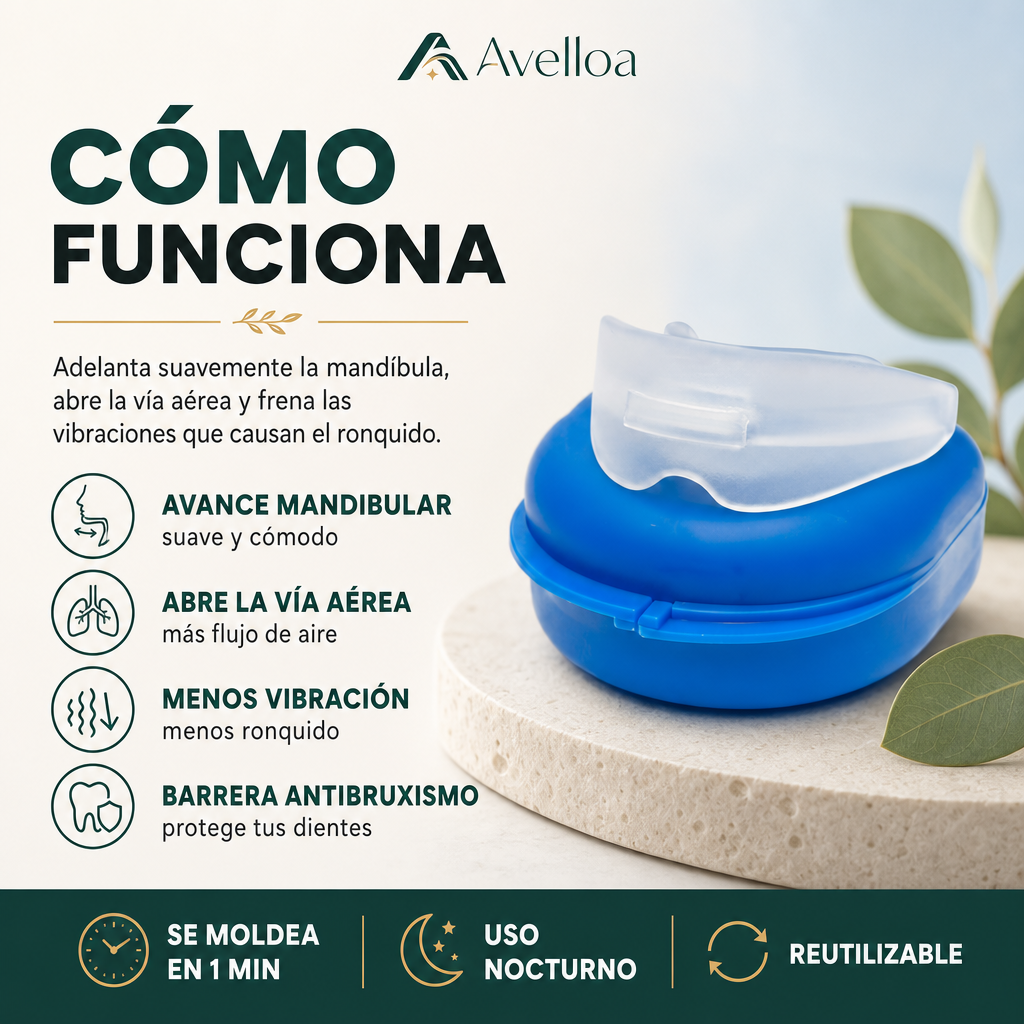 Protector Bucal Antirronquidos y Antibruxismo