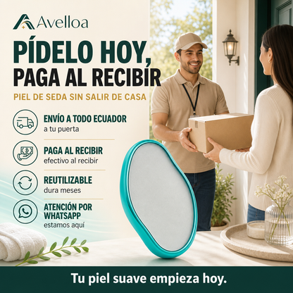 Removedor de Vello de Nanocristal — Piel de Seda sin Dolor ni Cuchillas