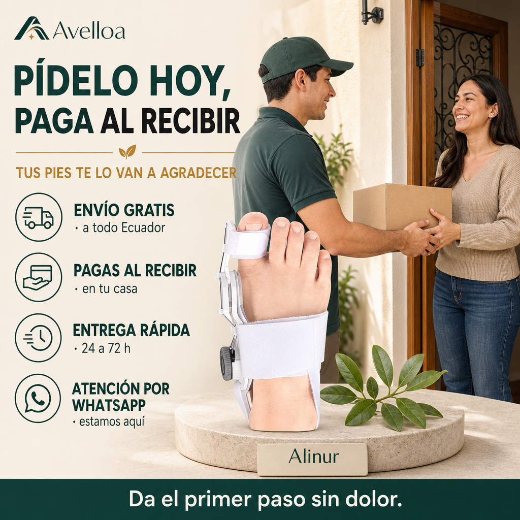 Alinur™ Corrector de Juanetes Ajustable con Dial — Realineación sin Cirugía