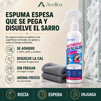 Espuma Antisarro para Baño — Disuelve el Sarro Sin Fregar