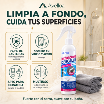 Espuma Antisarro para Baño — Disuelve el Sarro Sin Fregar