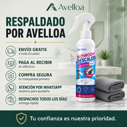 Espuma Antisarro para Baño — Disuelve el Sarro Sin Fregar