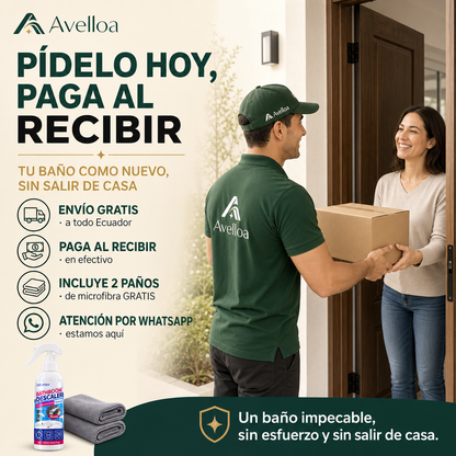 Espuma Antisarro para Baño — Disuelve el Sarro Sin Fregar