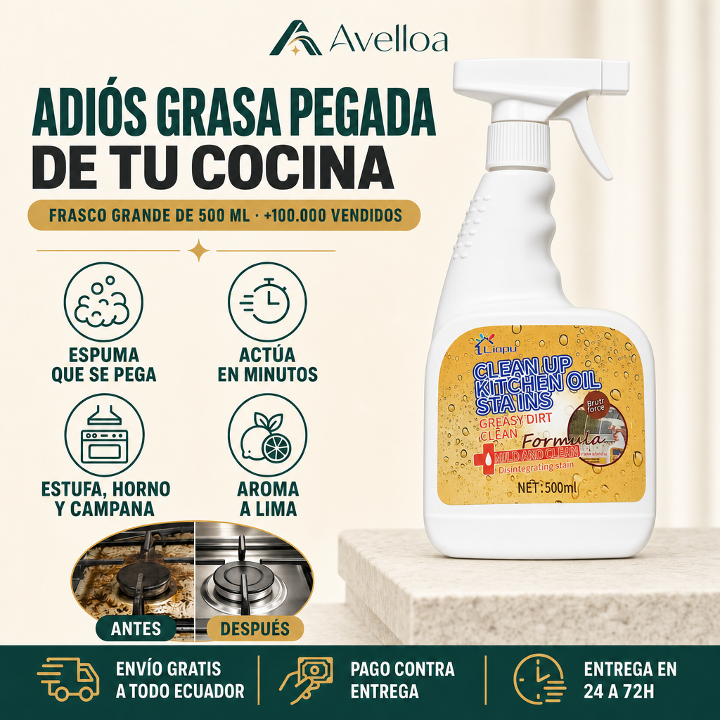 Liapu desengrasante de cocina en espuma 500 ml