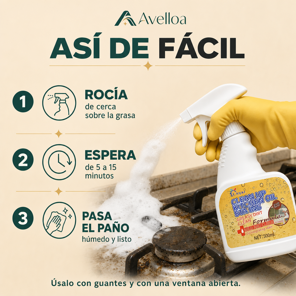 Liapu desengrasante de cocina en espuma 500 ml